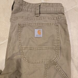 Carhartt slim fit khaki pants size 12 tall